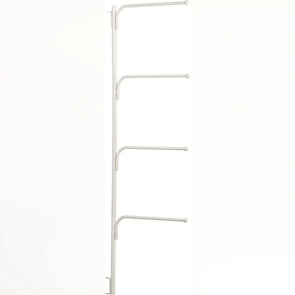 White Wall-Mounted Hook